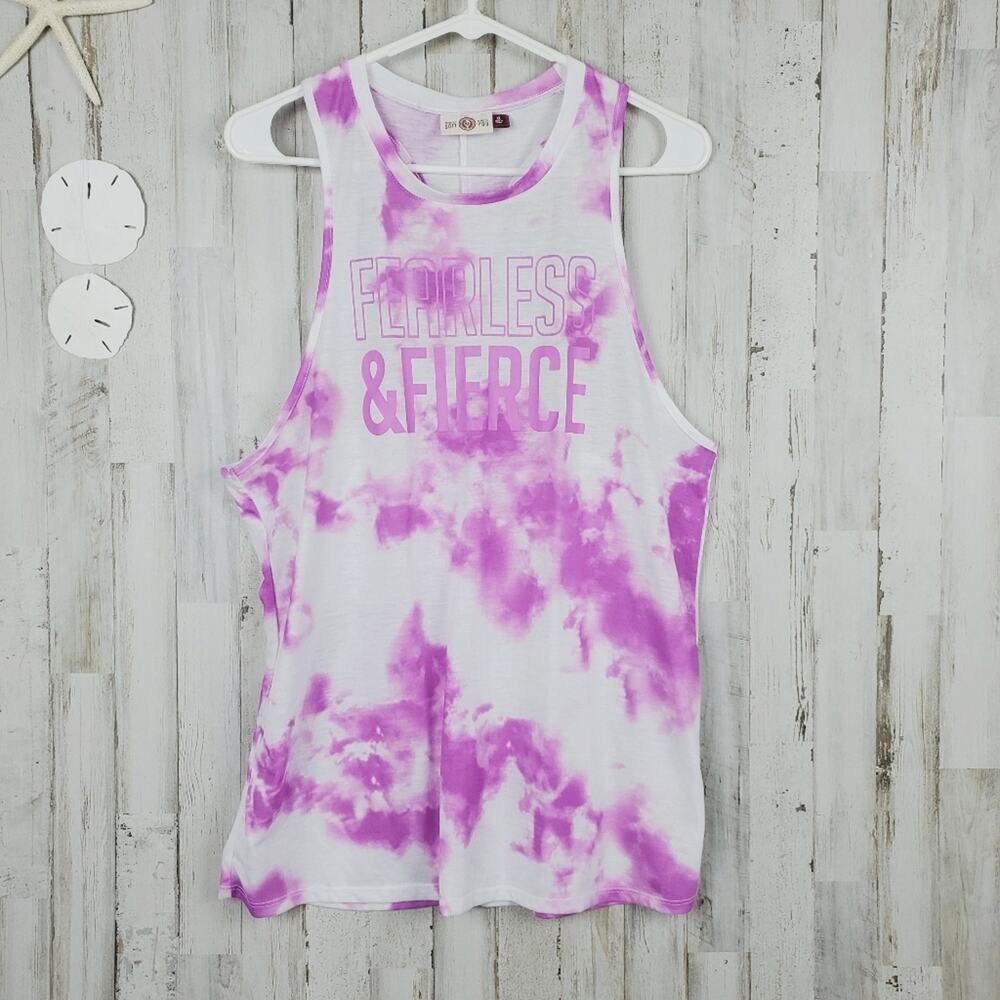 SO Tie Dye Twist Back Tank Top Size XL